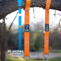 Cintas de poliéster de la hamaca naranja