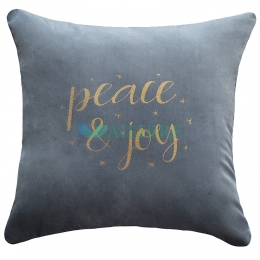 Cojín Decorativo de Algodón Liso Nórdico