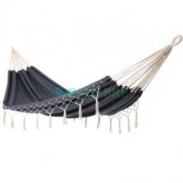Hamaca de Playa Doble con Borlas para Exteriores