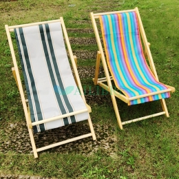 Tumbona Plegable de Madera para Playa